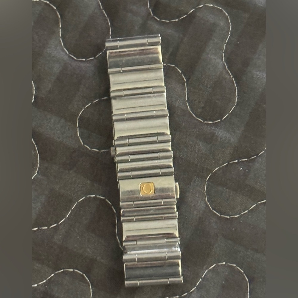 Omega Silver Timepiece with Diamond Details - Picture 3 of 3